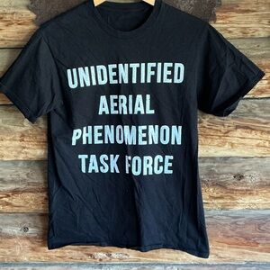 Black Graphic T-Shirt - UFO